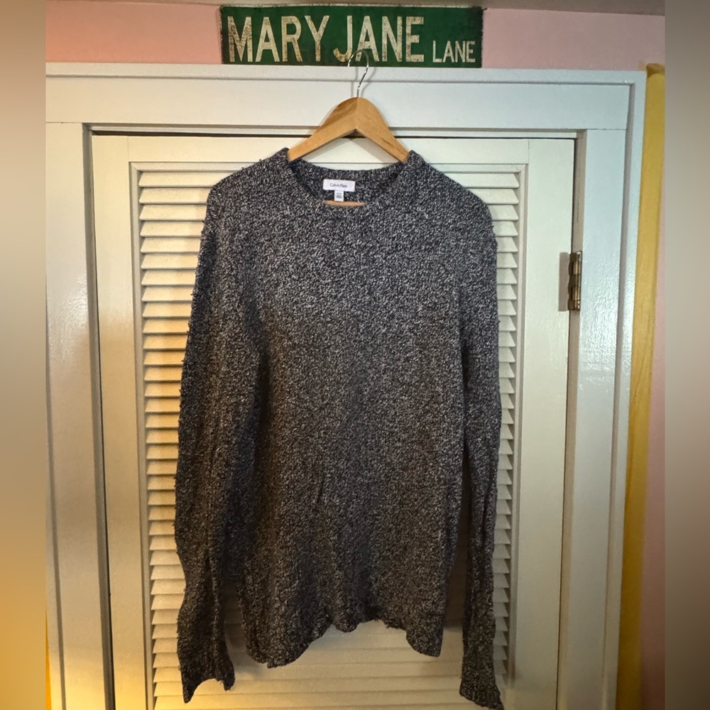 Calvin Klein Charcoal Knit Sweater